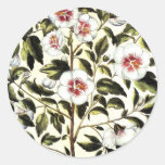 White Flowers Sticker