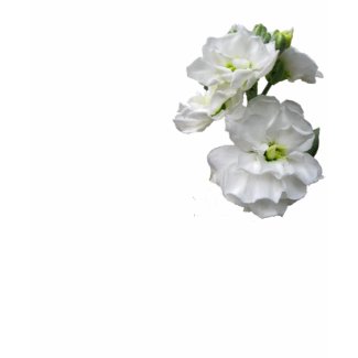 White Flowers shirt