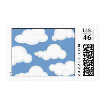 White Fluffy Cloud Stamps
