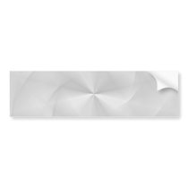 white folded swirl bumper sticker