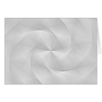 white folded swirl greeting card