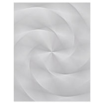 white folded swirl personalized flyer