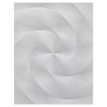 white folded swirl flyers