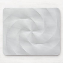 white folded swirl mouse pad