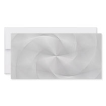 white folded swirl photo greeting card