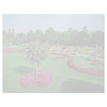 White Formal gardens, The Palmery, Vienna flowers Letterhead Template