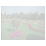 White Formal gardens, The Palmery, Vienna flowers Letterhead Template