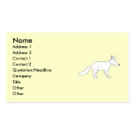 White Fox. Business Card Templates