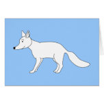 White Fox. Card
