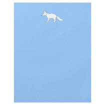 White Fox. Personalized Flyer