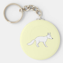 White Fox. Keychains