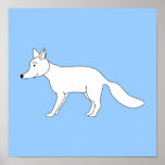 White Fox. Print