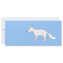 White Fox. Rack Card Design