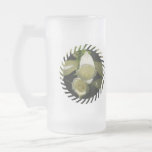 White Foxglove Frosted Beer Mug