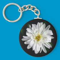 White Frills Keychain keychains