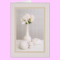 White gardenias & friends cards