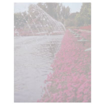 White Gardens of the Alcazar, Cordoba, Spain flowe Customized Letterhead