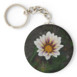 White Gazenia Keychain
