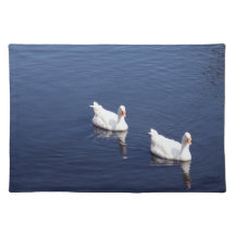 White Geese Placemats