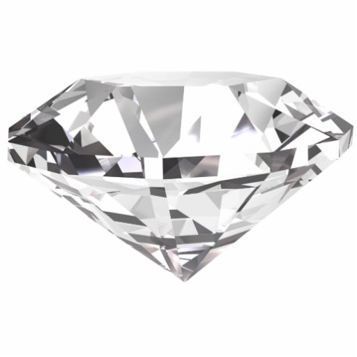 White Gem Design Cut Outs Zazzle