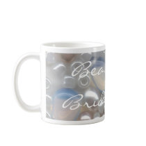 White Gems Beautiful Bridesmaid Thank You Mug