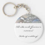 White Gems Wedding Keyring Key Chain
