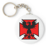 White German Eagle Iron Cross Key Chain