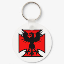 White German Eagle Iron Cross keychains by WhiteTiger_LLC White German Eagle Iron Cross keychains