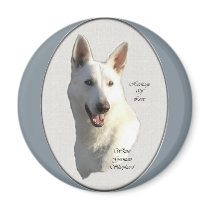 White German Shepherd Gifts magnets