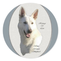 White German Shepherd Gifts stickers