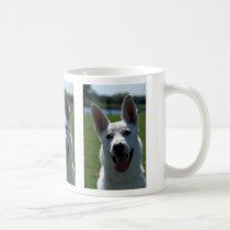 White German Shepherd mugs