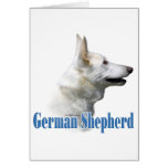 White German Shepherd Name Cards