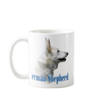 White German Shepherd Name mugs by GreyWolfCreation White German Shepherd Name mugs