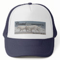 White German Shepherd Rescue hats