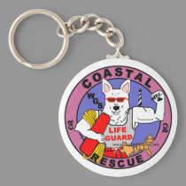 White German Shepherds Key Chain keychains