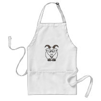 White Goat selection Aprons