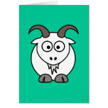 White Goat selection Greeting Card