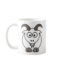 White Goat selection Mug