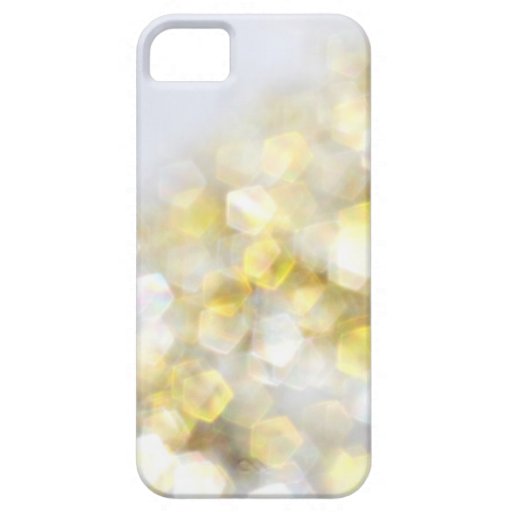 White Gold Bokeh Sparkle Glitter iPhone 5s Case iPhone 5 Cover