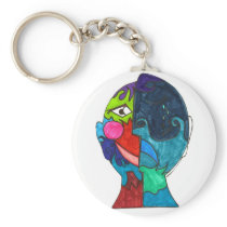 White - Gracey M Keychain