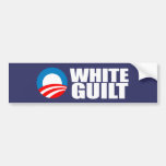 WHITE GUILT Bumpersticker Bumper Stickers