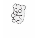 white gummy bear dark t t-shirts by angryninja white gummy bear dark t t-shirts