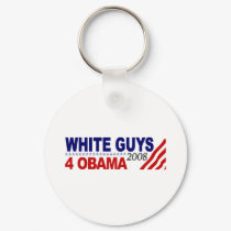 White Guys 4 Obama keychains