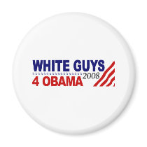 White Guys 4 Obama magnets by worldsfair White Guys 4 Obama magnets