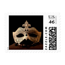 White Half Mask Stamps