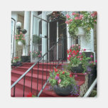 White Halifax Inn flowers Magnet