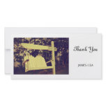White Hanging Chair Photo Greeting Card