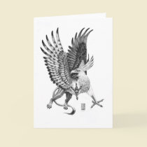 White Head Griffin card cards