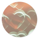 White Hearts Sticker