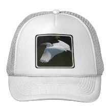 White Heron Baseball Hat